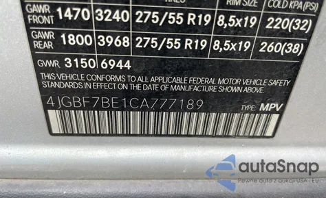 4JGBF7BE1CA777189